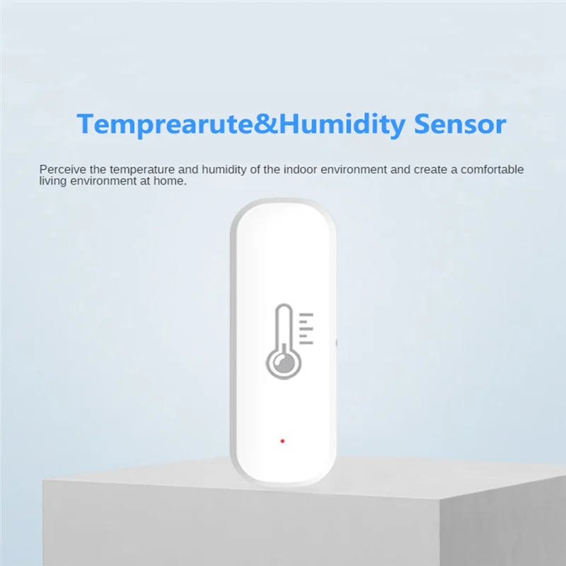 M20K Multi-Functional Graffiti Smart Wifii Temperature Humidity Sensor Portable House Smart Linkage Sensor Easy To Use