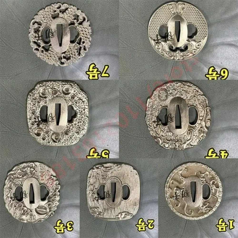 Exquisite Copper Brass Tsuba Handguard Guard For Japanese Real Japan Samurai Katana Sword Fittings Accessory Parts Nice