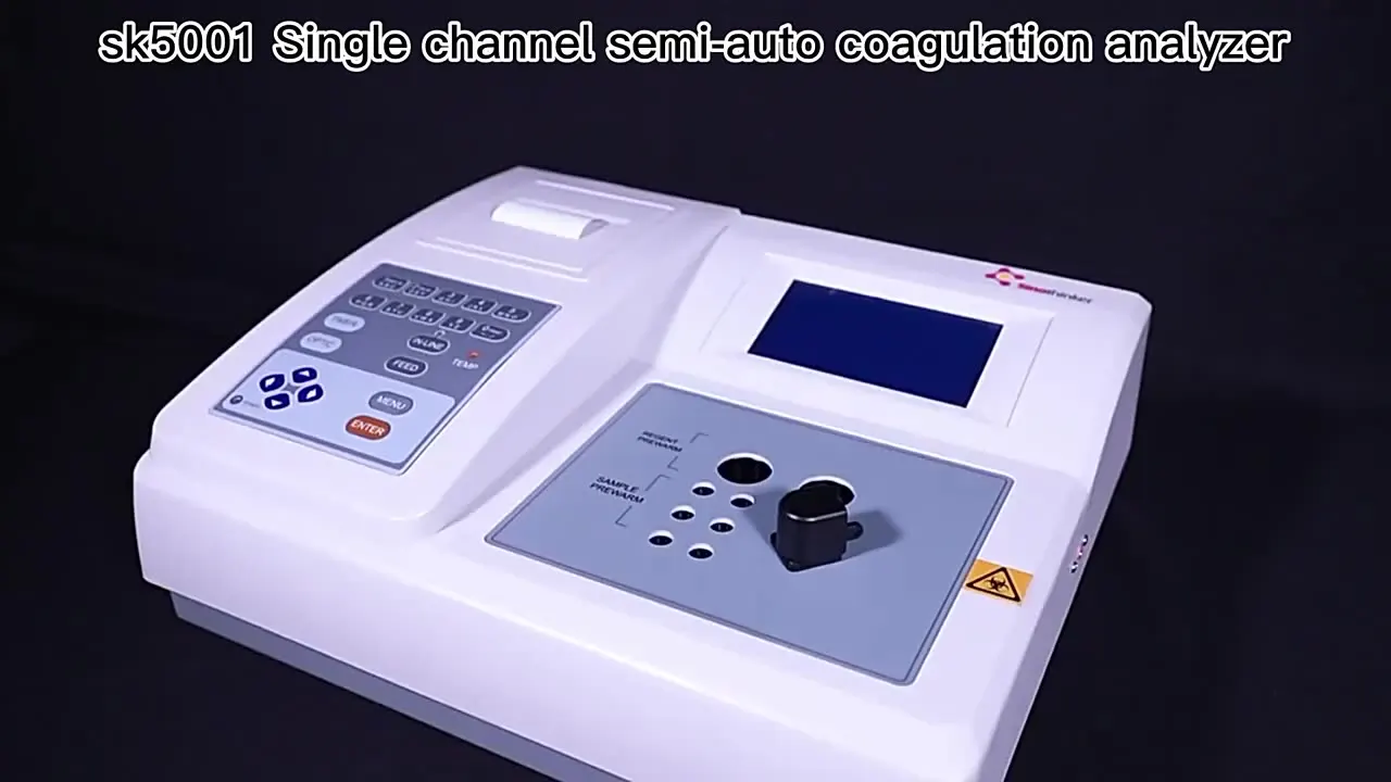 Hospital Single Channel Blood Coagulation Analyzer And Coagulometer Analyzer Coagulation Analyzer Machine