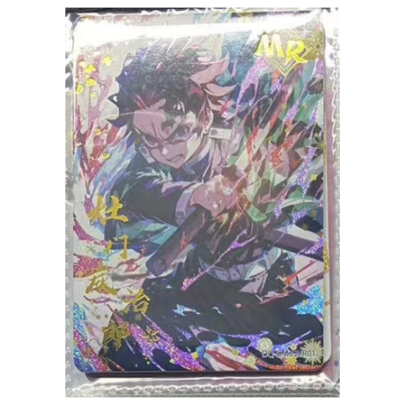 Anime Demon Slayer MR ZR Series Collection Cards Kamado Nezuko Agatsuma Zenitsu Kanroji Mitsuri Christmas Birthday Gifts Toys