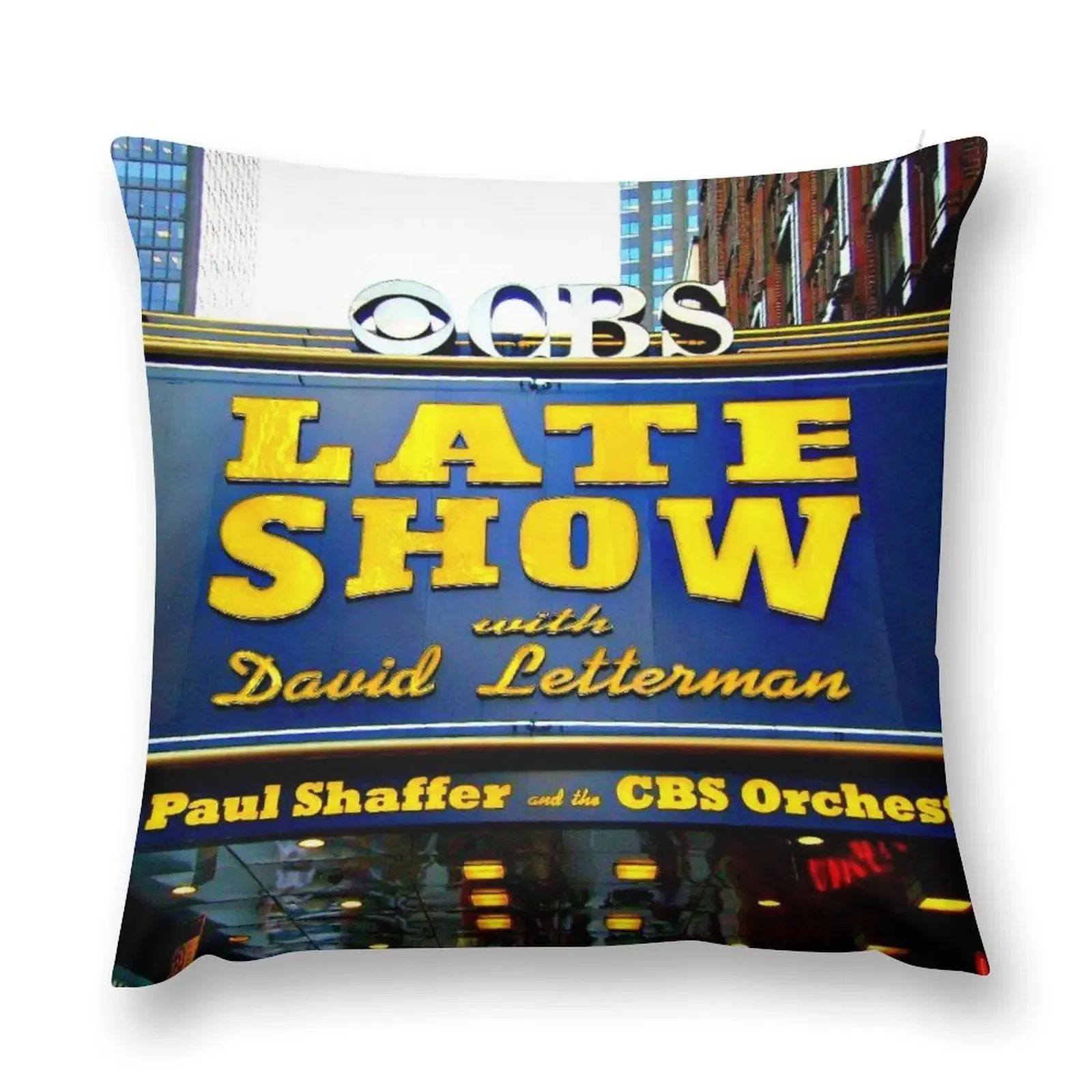 The Late Show With David Letterman Throw Pillow Covers For Sofas Decorative Cushions For Living Room Cushions pillow