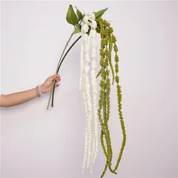 3Pcs Simulation Foam 6heads Lover's Tears Artificial Flowers Home Decoration Ornaments Wedding Party Backdrop Flower Arrangement