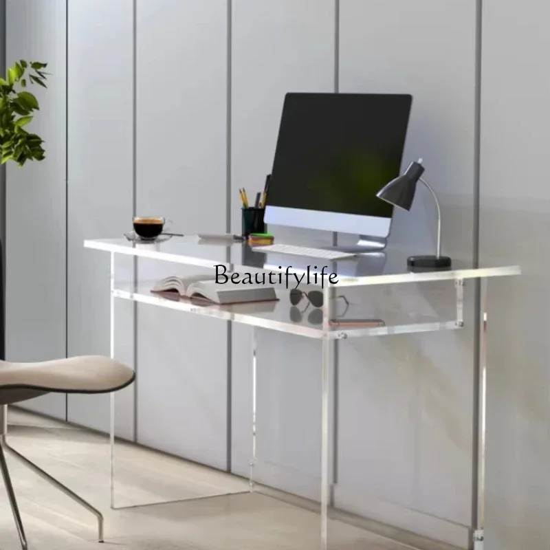 

FG28Acrylic transparent table simple modern small apartment restaurant balcony desk