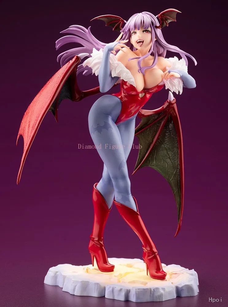 재고 오리지널 1/7 Kotobukiya BISHOUJO 조각상 Morrigan Aensland 애니메이션 피규어 모델, 장식품 장난감 선물