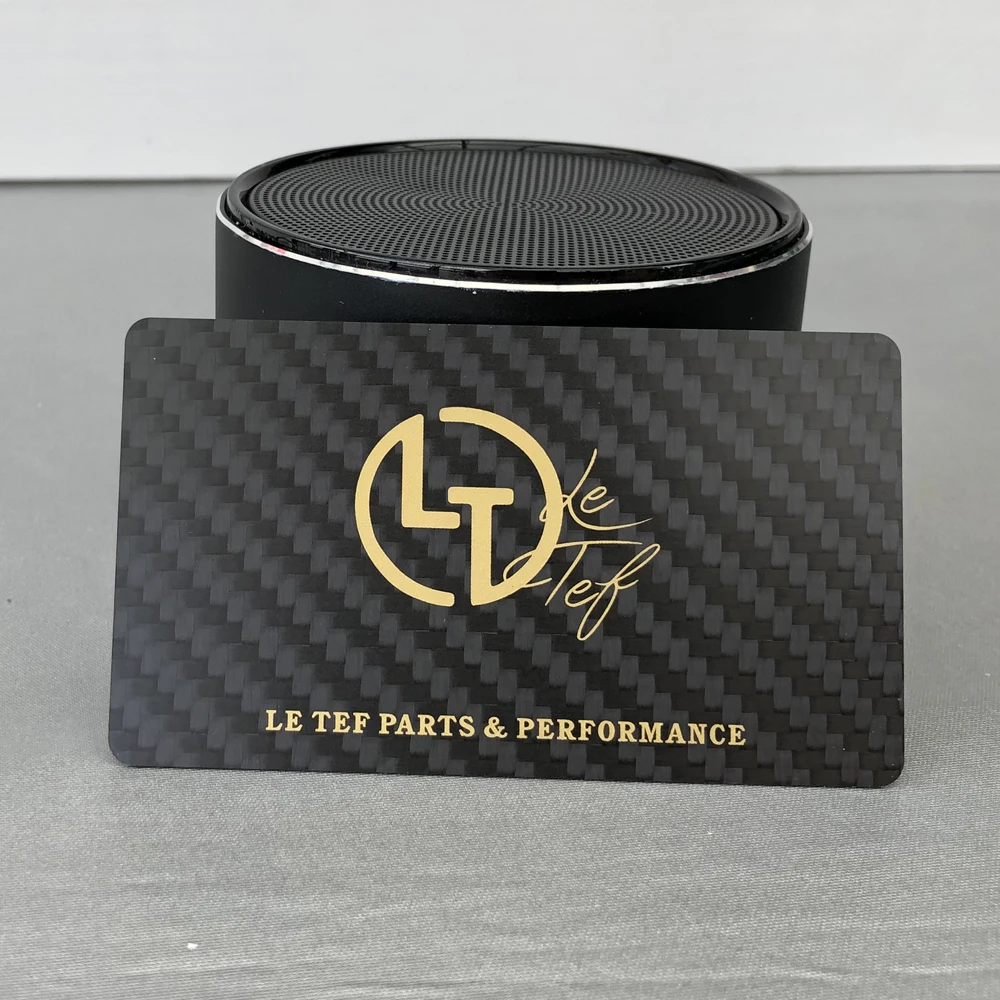 Carbon fiber business card customization Metal card design and production Gift card customization