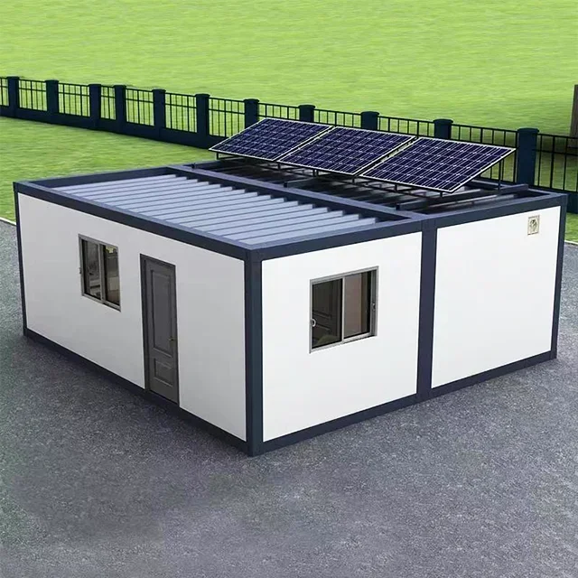 Modern and rapid construction of modular houses with bathrooms Casas containerized residential solar powered containers