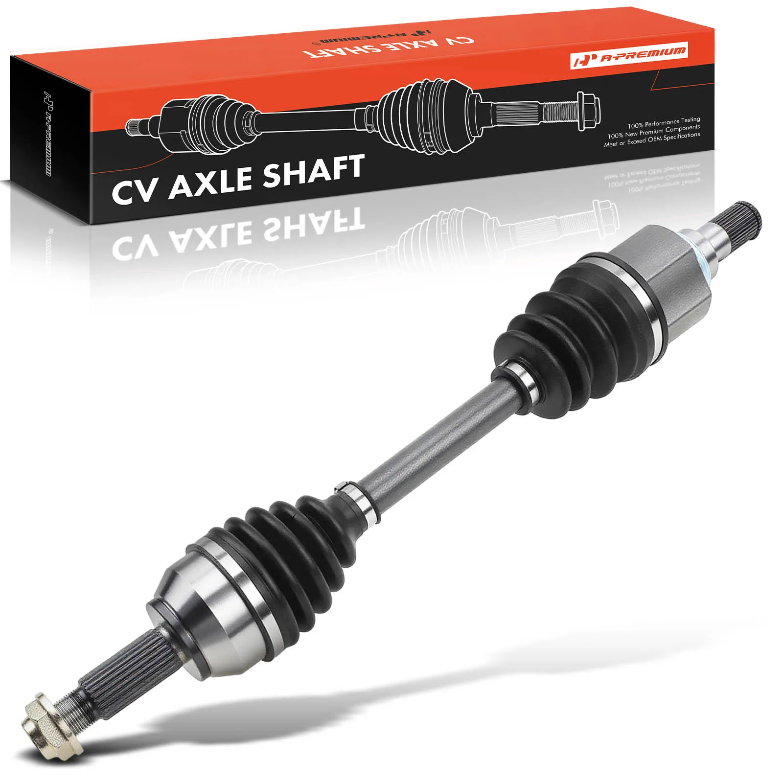 A-Premium Front Driver Side CV Axle Assembly for Ford Fiesta 2011-2015