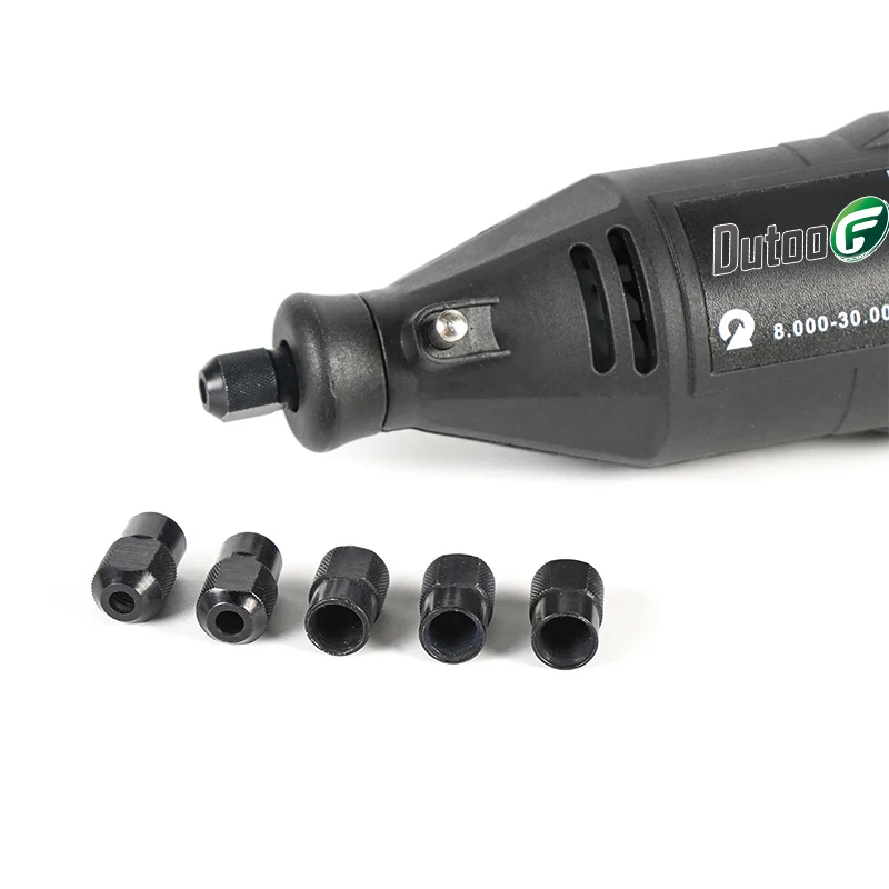 5-10 Stuks Dremel Gereedschap Accessoires Collet Chuck Elektrische Grinder Collets Diamant Roterende Bramen Roterende Gereedschappen Clip Cap Moer