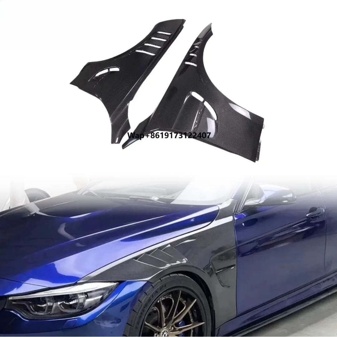 

Carbon Fiber Fender Air Vented Mudguard Car Bodykit for F80 M3 F82 M4 2014- 2018 Front Bumper Side Front Fender