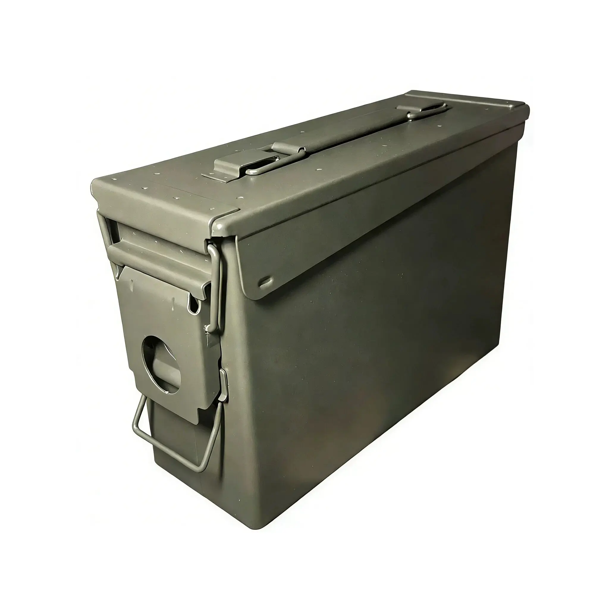 Military Green Olive Green Iron Box NATO American 12.7mm 7.62mm Material Box Miscellaneous Storage Safe Box view 2
