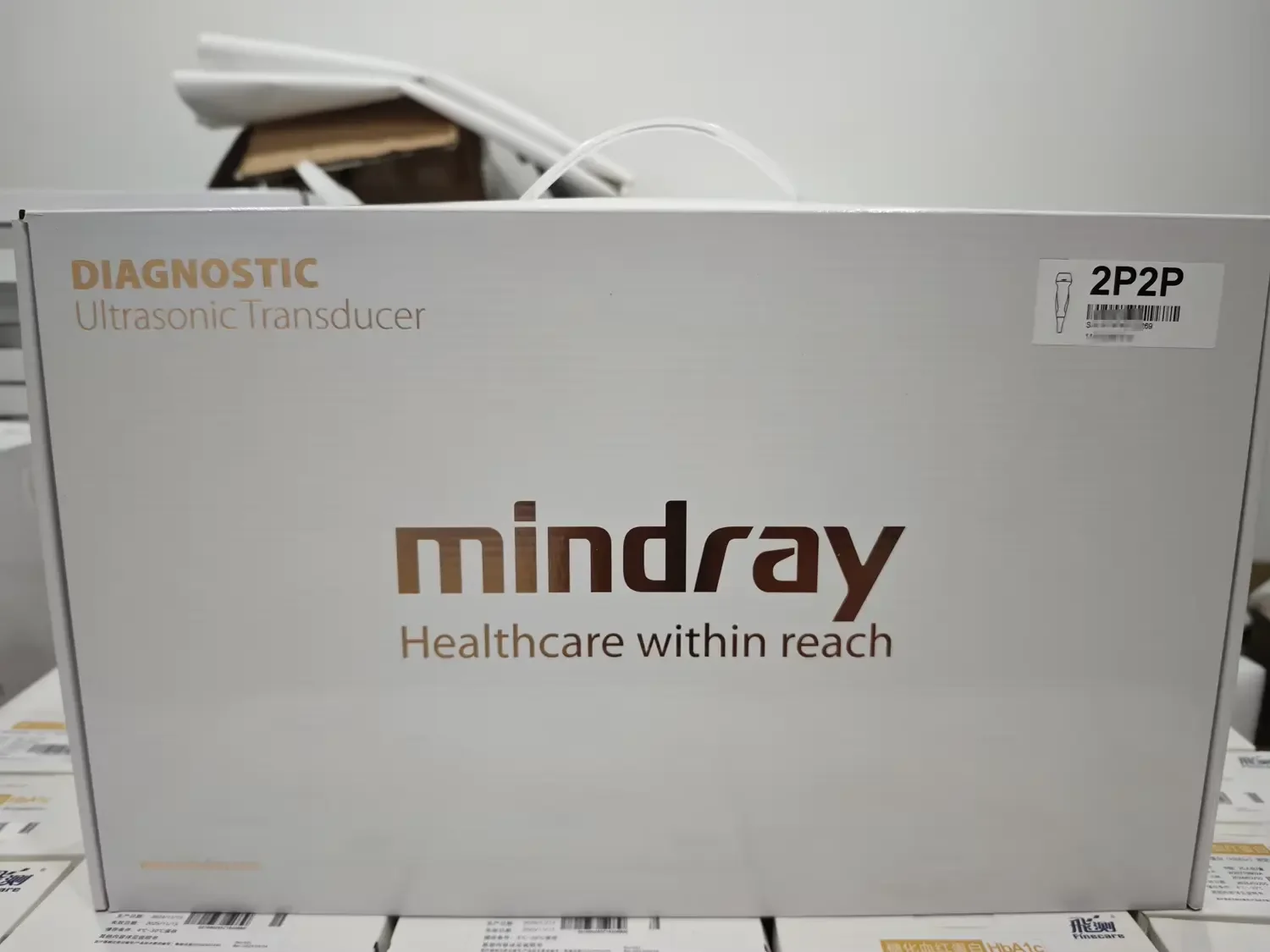 Slightly used Mindray 2P2P phased array  ultrasound transducer probe for DC30 and Z6