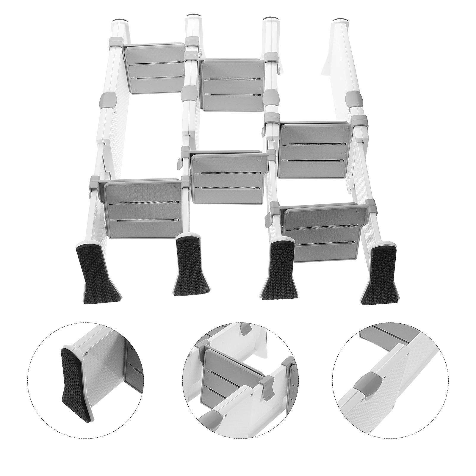 

Drawer Partition Set Organizer Separators Desk Dividers for Dresser Clothes Adjustable Grid Organizers Boards
