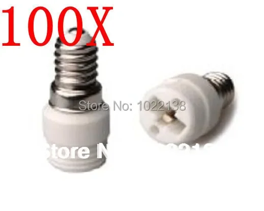 100pcs E14 to G9 LED Socket adapter lamp base E14-G9 Converter Extender bulb base lamp holder Free Shipping With Tracking No.