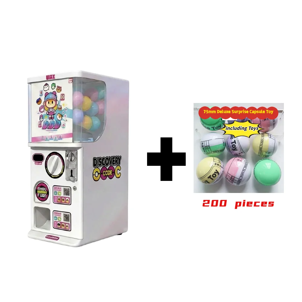 Mini Cosmic Code Gachapon Toy Vending Machine Japanese Small Capsule Mini Mesin Capit
