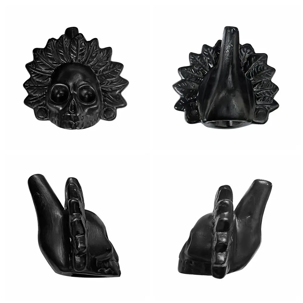 Descomprimir autêntico apito asteca assustador morte assustador tao di's howling guerreiros antigos intenso rugido apito fontes de festa