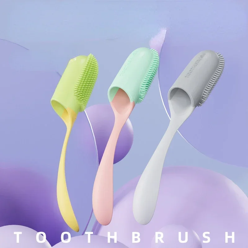 Handhold Pet Finger Toothbrush Multi-angle Toothbrush Cleaning Dog Cat Brush Bad Breath Teeth Cleaning Care Tool Dropship