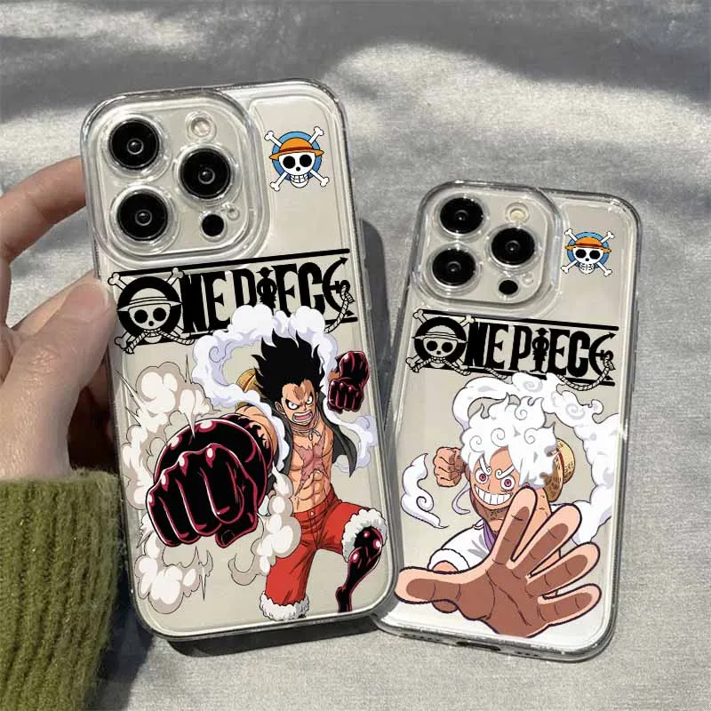 Ones Pieces Luffys Phone Case For Samsung S26 S25 S24 S23 S22 S21 S20 FE Note20 Note10 Plus Ultra Lite Edge 5G Clear Soft TPU