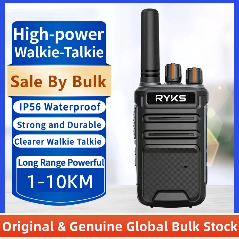 Mini walkie-talkie portátil para niños, Radio bidireccional PMR FRS, Radio Comunicador de largo alcance, walkie-talkie para Hotel y negocios