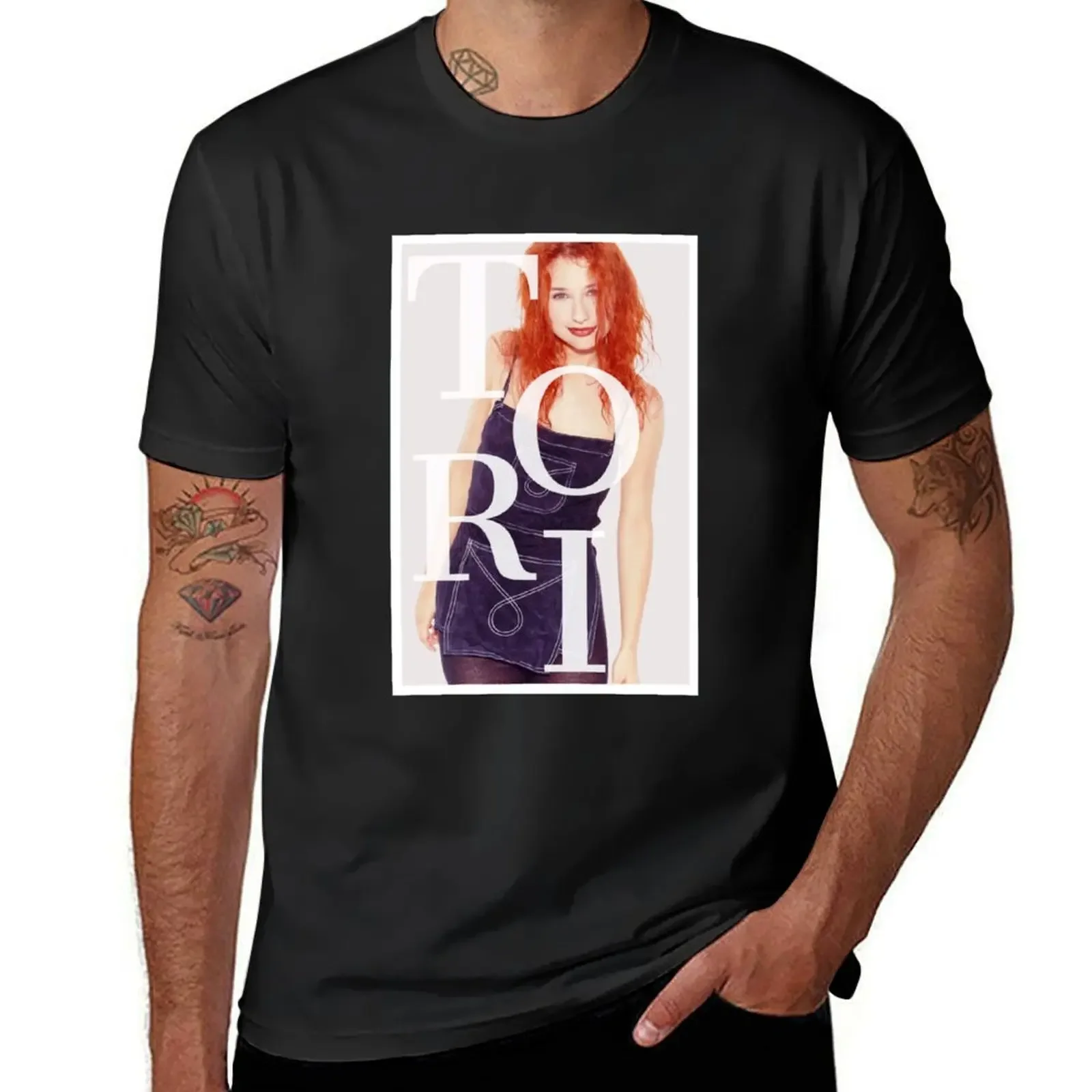 Tori Amos Fashion Print T-Shirt custom shirt summer top designer shirts heavy weight t shirts for men