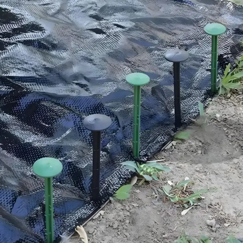 

50 шт. гвозди для газона, пластиковые садовые крепежные гвозди, анти-травяная ткань, оборудование для ухода за газоном для домашнего сада