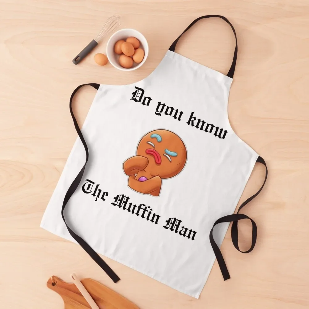 

Do you know the Muffin Man Apron For Nail Stylist cook wear waiter For Women Apron