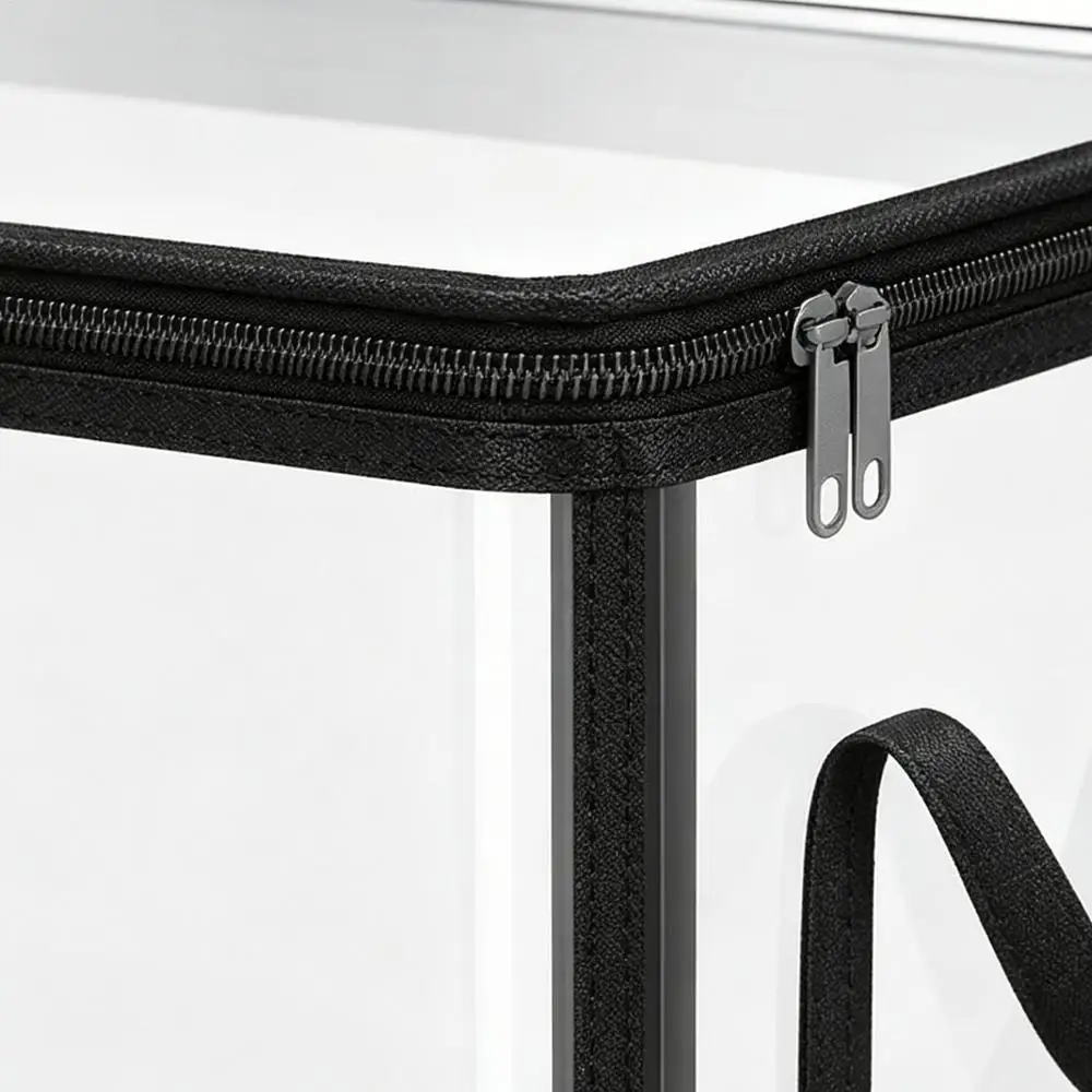Transparente Plastik-Bücherbox Große Kapazität Stapelbare Organizer-Box Spielzeug- und Kleideraufbewahrung für Zuhause Schlafzimmer Wohnheim – Detail 4
