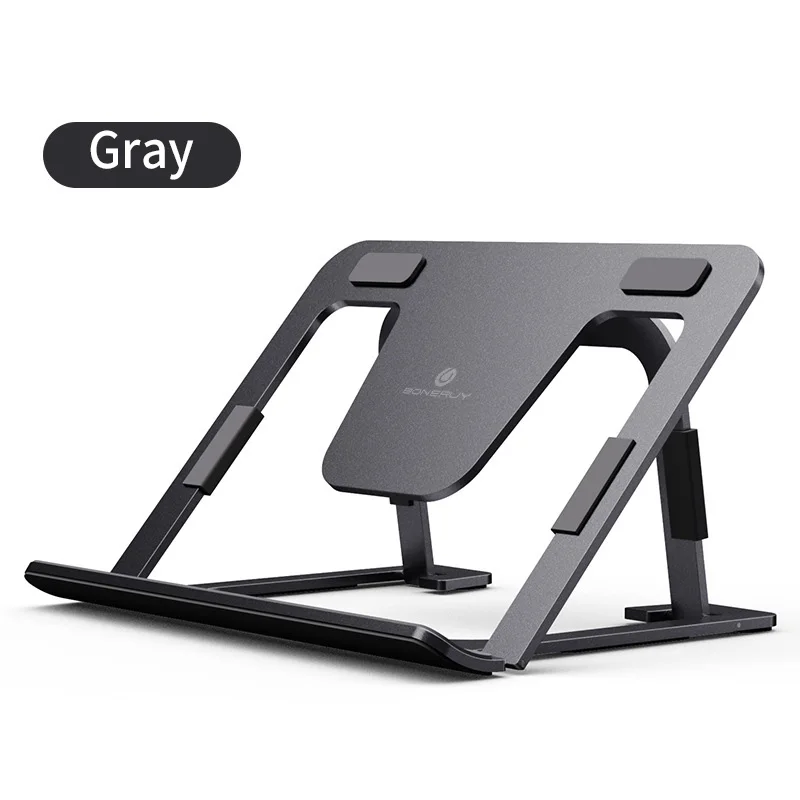 Boneruy P63 iPad Stand iPad Pro Painting Support Stand Desktop Tablet Laptop Aluminum Alloy Folding Portable Lazy Artifact Gray