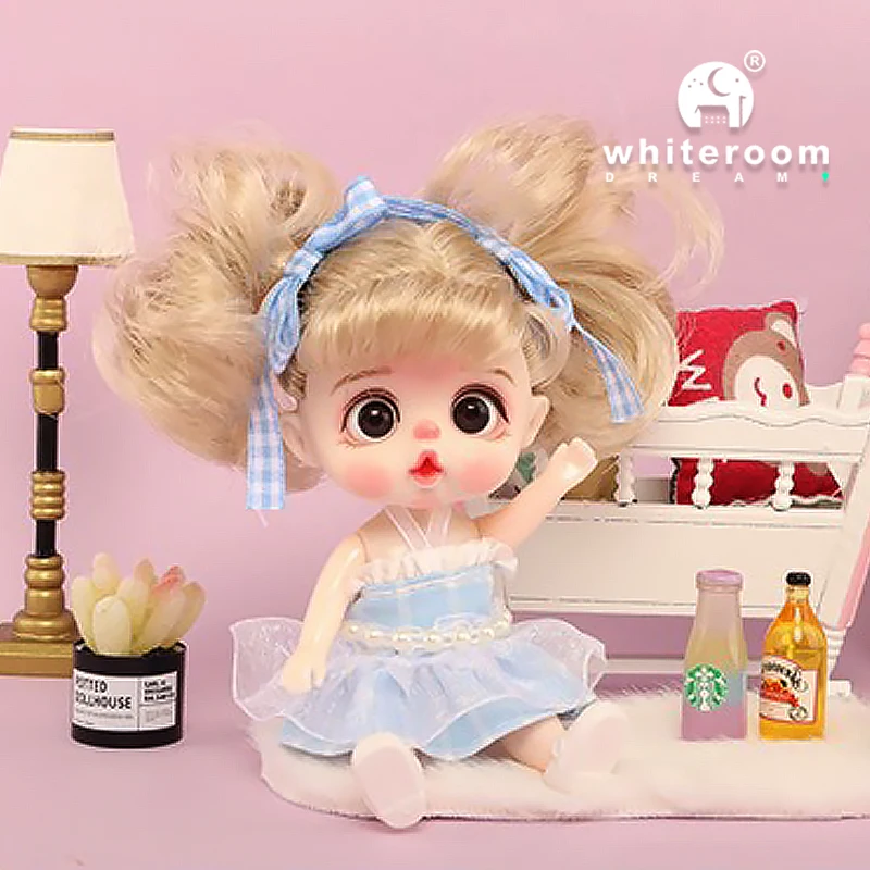 Ob11 bjd puppe zubehör bett bodysuit obitsu11 kleidung puppen für mädchen jungen spielzeug baby kleine prinzessin spielzeug artikel pyjama miniatur