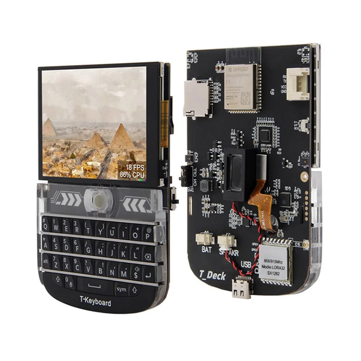 CMB-pT-Deck ESP32-S3 LoRa Module with 2.8Inch LCD Display Development Board Blackberry KeyBoard Compatible for LILYGO