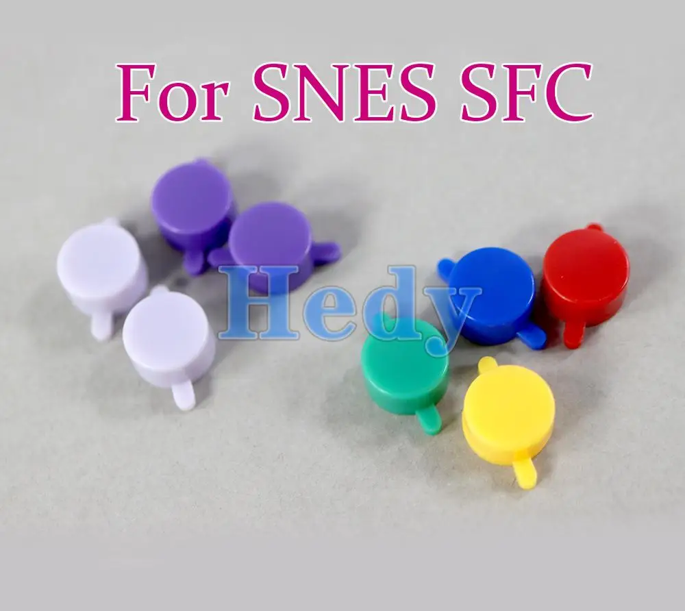 2ชุดสำหรับ SNES Super NES พลาสติกปุ่ม ABXY สำหรับ Nintendo Super Famicom Controller