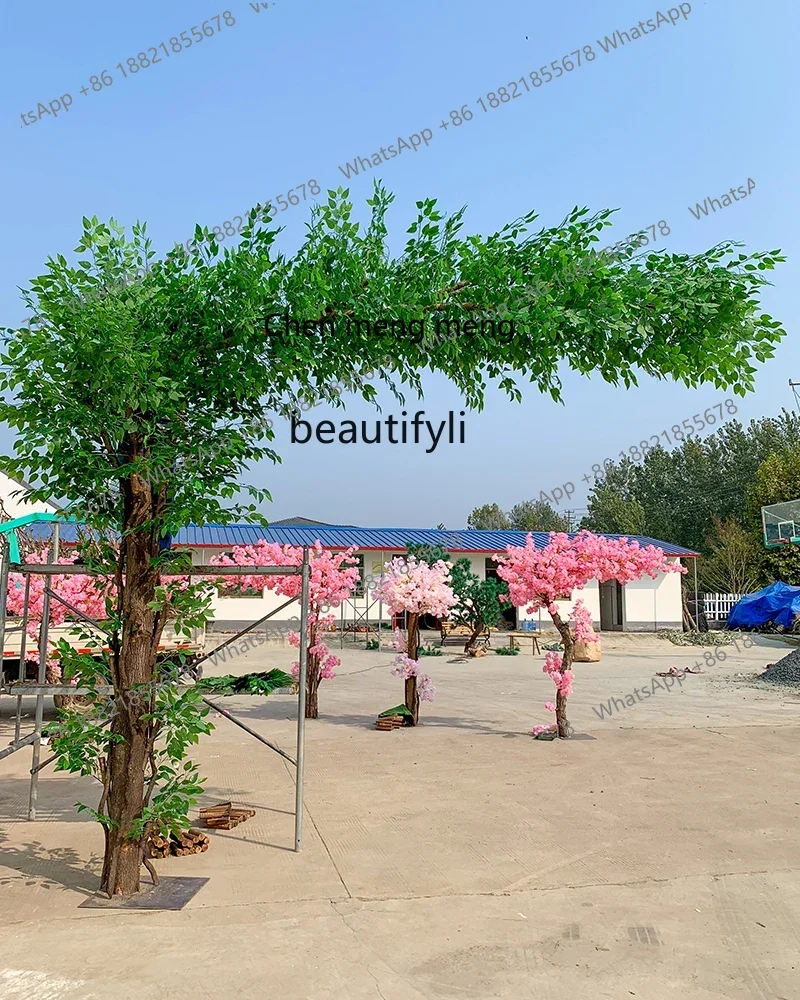 cc182High-End Simulation Banyan Tree Green Plant Fake Trees Indoor and Outdoor Decorative Landscaping Bionic Green Plant