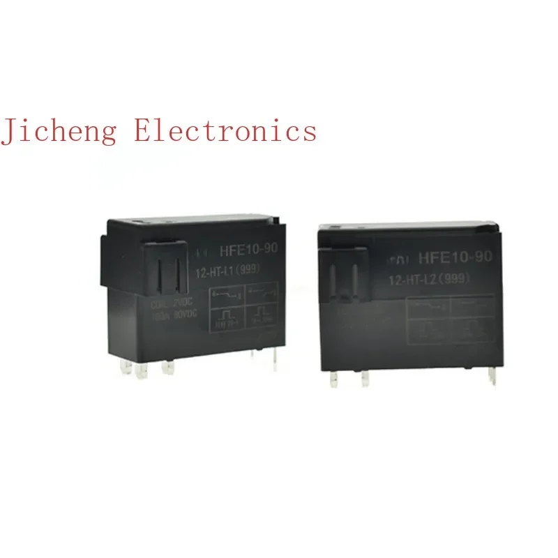 

10PCS HFE10-90-12-HT-L2-L1 100A High Current Magnetic Hold Relay 60vdc Single and Double Coils
