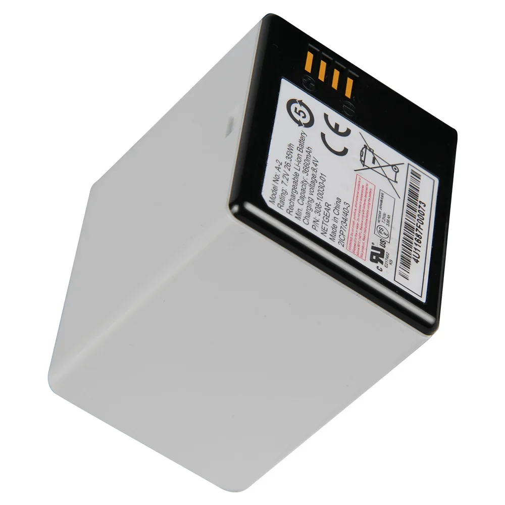 Replacement Battery A-2 3660mAh For Arlo Go Mobile HD Security Camera VMA4410 26.35Wh 8.4V High Quality Batteries