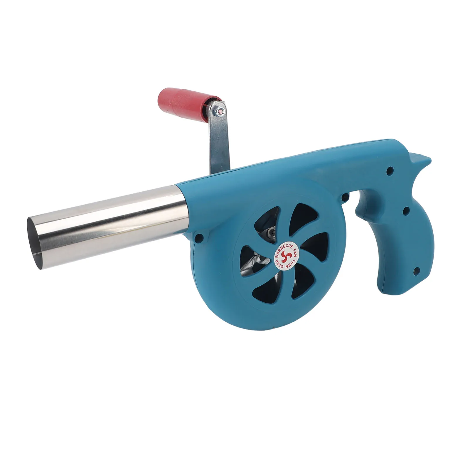 Hand Crank BBQ Fan Increase Firepower Portable Barbecue Air Blower For Outdoor Camping Barbecuing