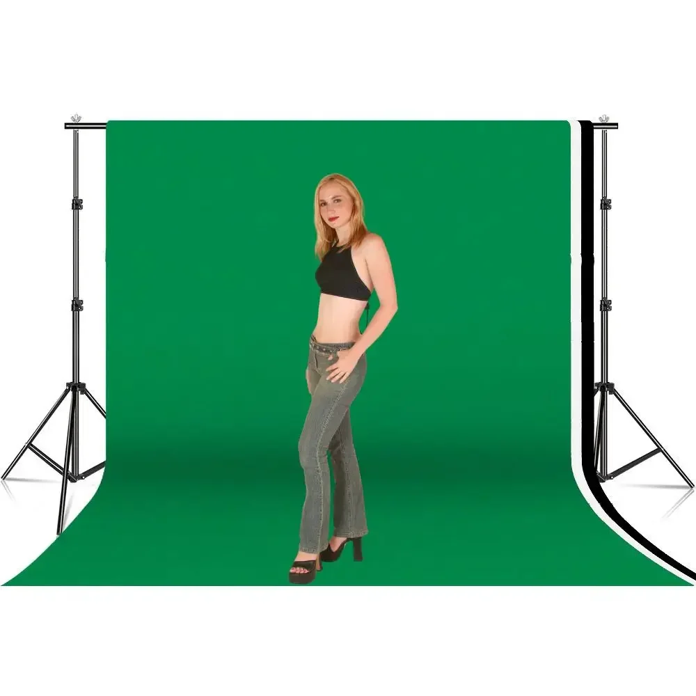 SH Adjustable Background Stand Kit Support System Backdrops With Background Frame For Photo Studio Chromakey Green Screen Frame