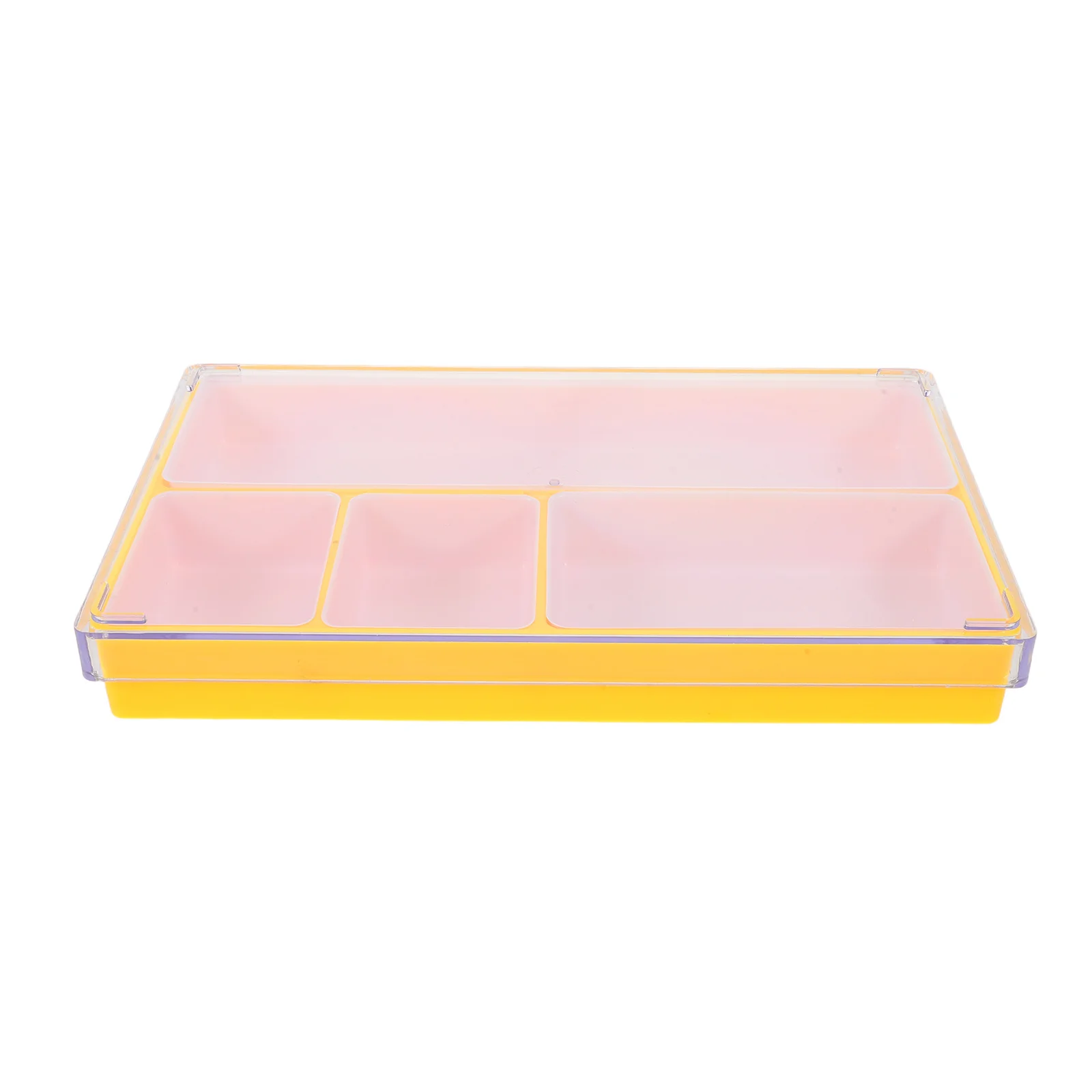 

Transparent Watch Organiser Box Small Plastic Containers with Dividers for Watch Repair Storage and Transport Solutions