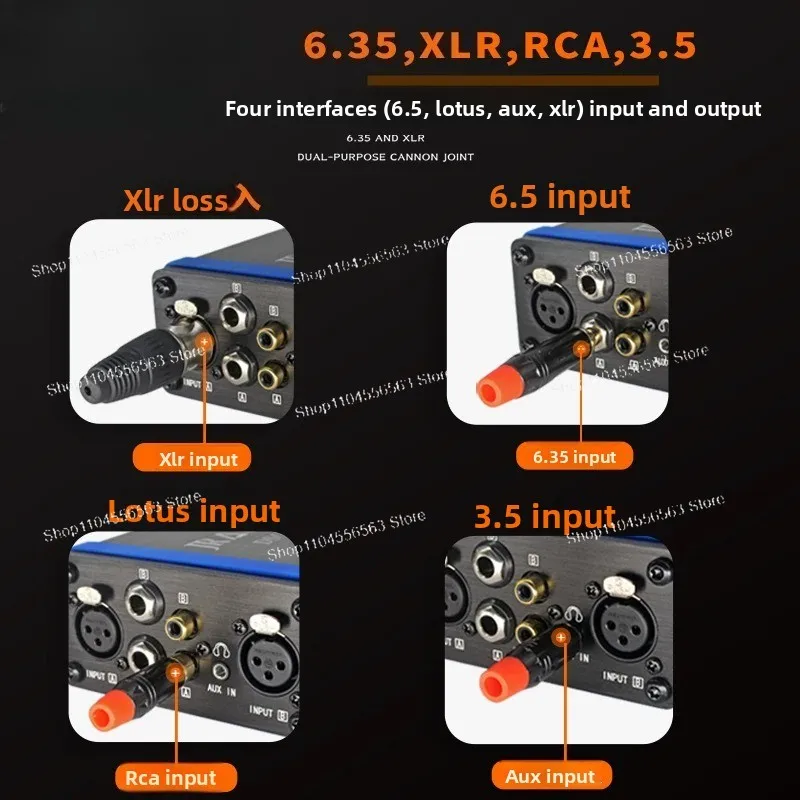 Multifunctional audio isolator eliminates common current sound Canon 6.5 Lotus audio floor noise audio filter