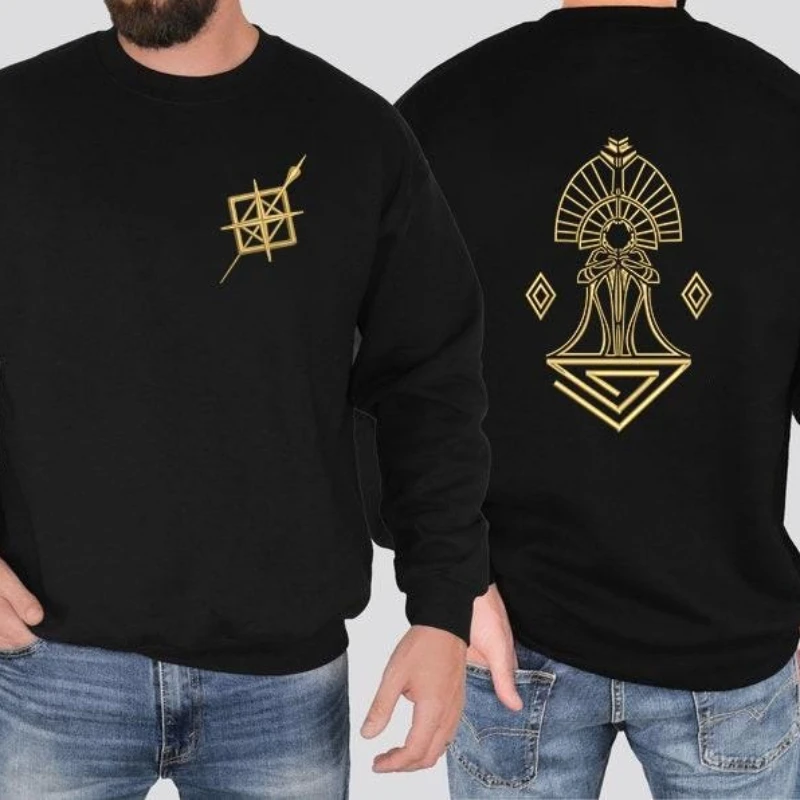 Embroidered Expedition 33 Sweatshirt or Hoodie Game Fan Gift Hoodie Casual Crew Neck Casual Fashion Comfortable Autumn Hooded