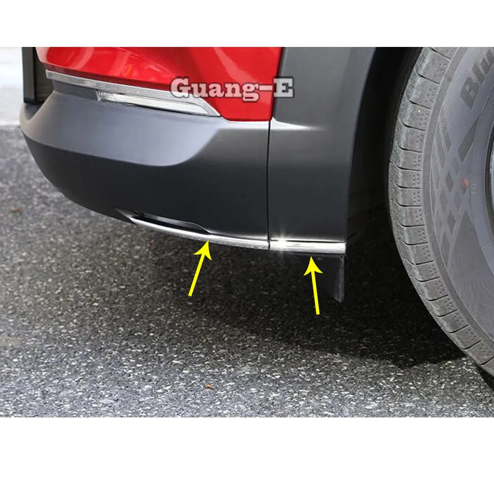 

For Mazda CX-30 CX30 2020 2021 Car Body Styling Front + back rear Side Bumper Corner Trim Frame Sticker Anti-rub Cover 6pcs