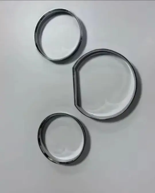 Fit for Mercedes-Benz W124 1984-1995 Chrome Gauge Trim Dial Rings 3pcs
