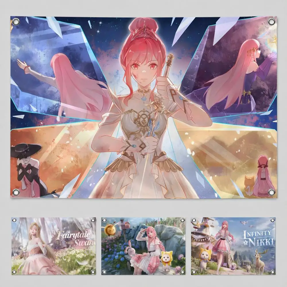 Game I-Infinity Nikki Flags Suitable For Party Club Outdoor Interior Wall Decoration Banner Fans Gift