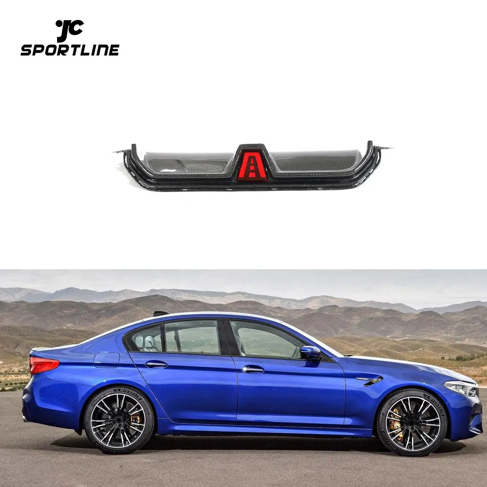 Carbon Fiber F90 M5 Car Rear Diffuser For BMW M5 2018-2020