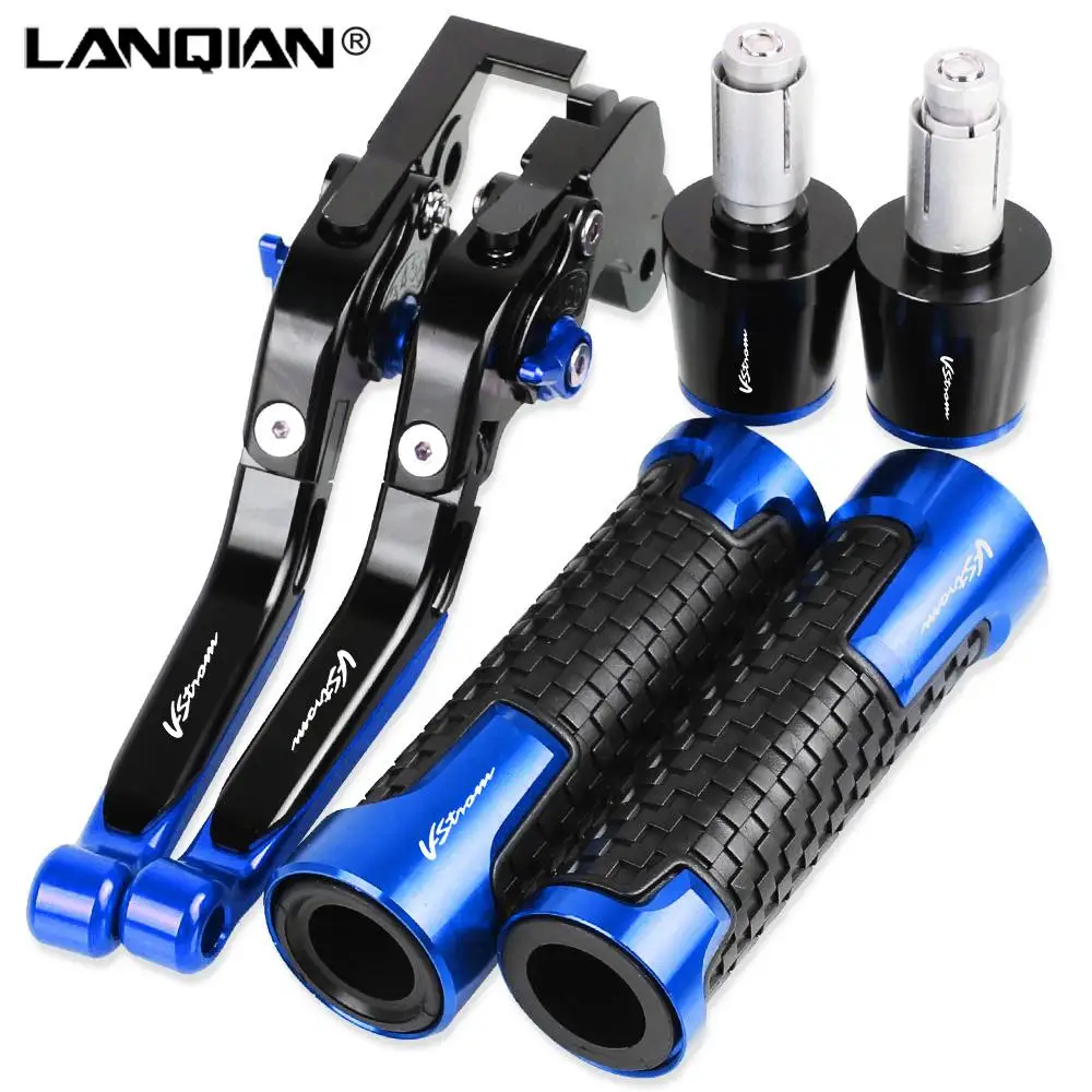 For SUZUKI DL1000 V-STROM 2003 2004 2005 2006 2007 2008 -2019 Brake Clutch Levers Non-slip Handlebar Handle Hand Grips Bar Ends