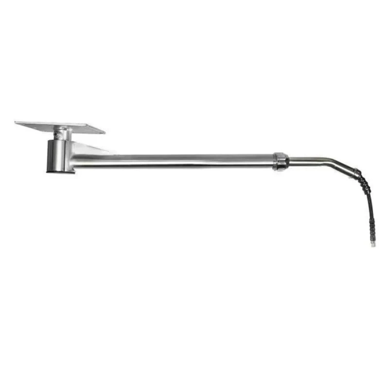 Car wash shop high pressure cantilever fine wash workshop rocker arm 360 rotating double tube swing arm stainless steel