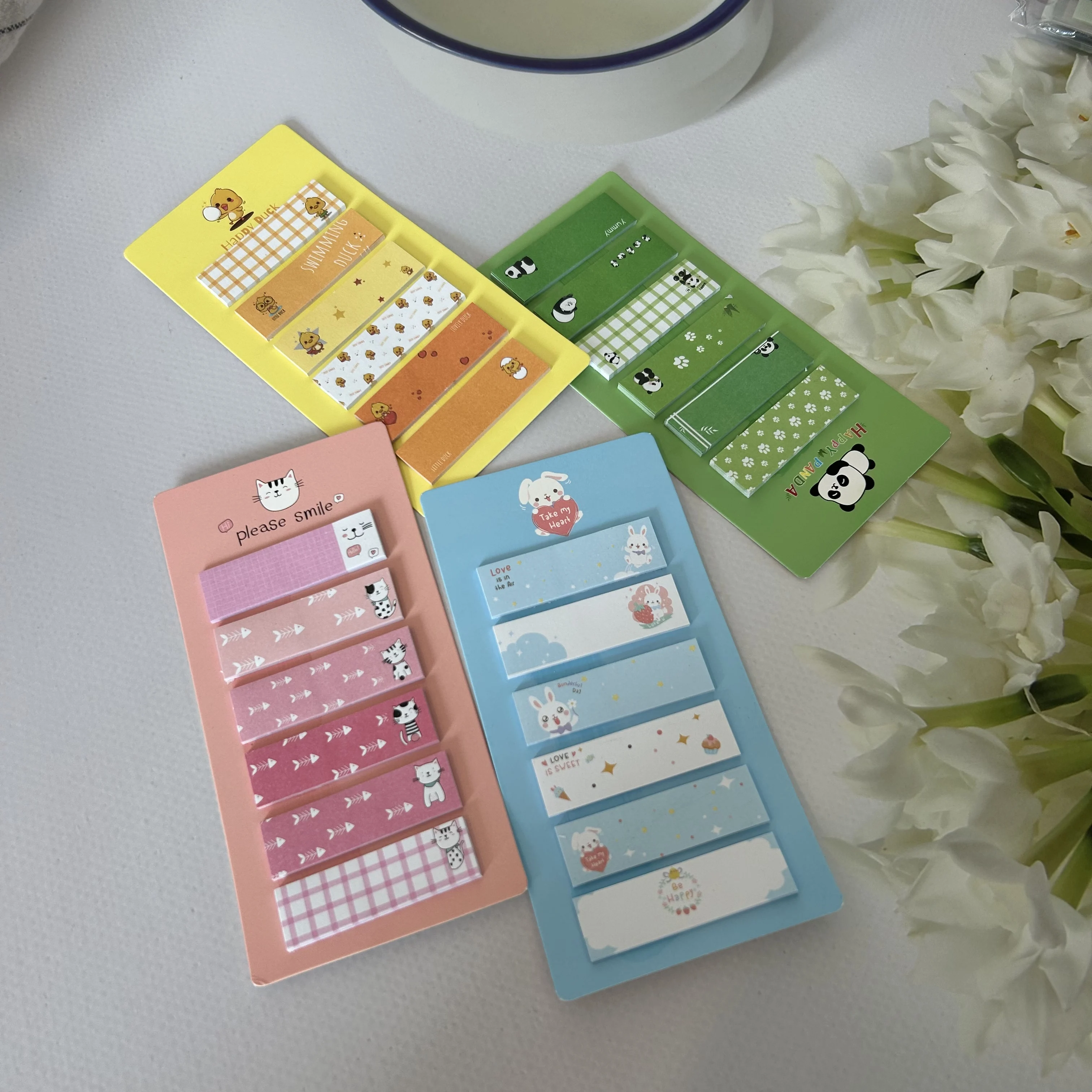Kawaii Paper Sticky Notes Creative Notepad Memo Pads Office School Stationery Adhesive Stickers Posted it Sticky Note Pads