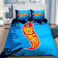 Cars Duvet Cover Wheels Pillowcase Bedding Set Adult Boy Girl Bedroom Decoration Children Gift Single Double Large Size