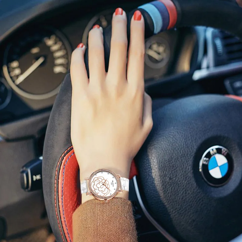 Women Watches Ceramic Watch Top Brand Luxury Ladies Wrist Watch For Women Waterproof Female Clock Relogio Feminino