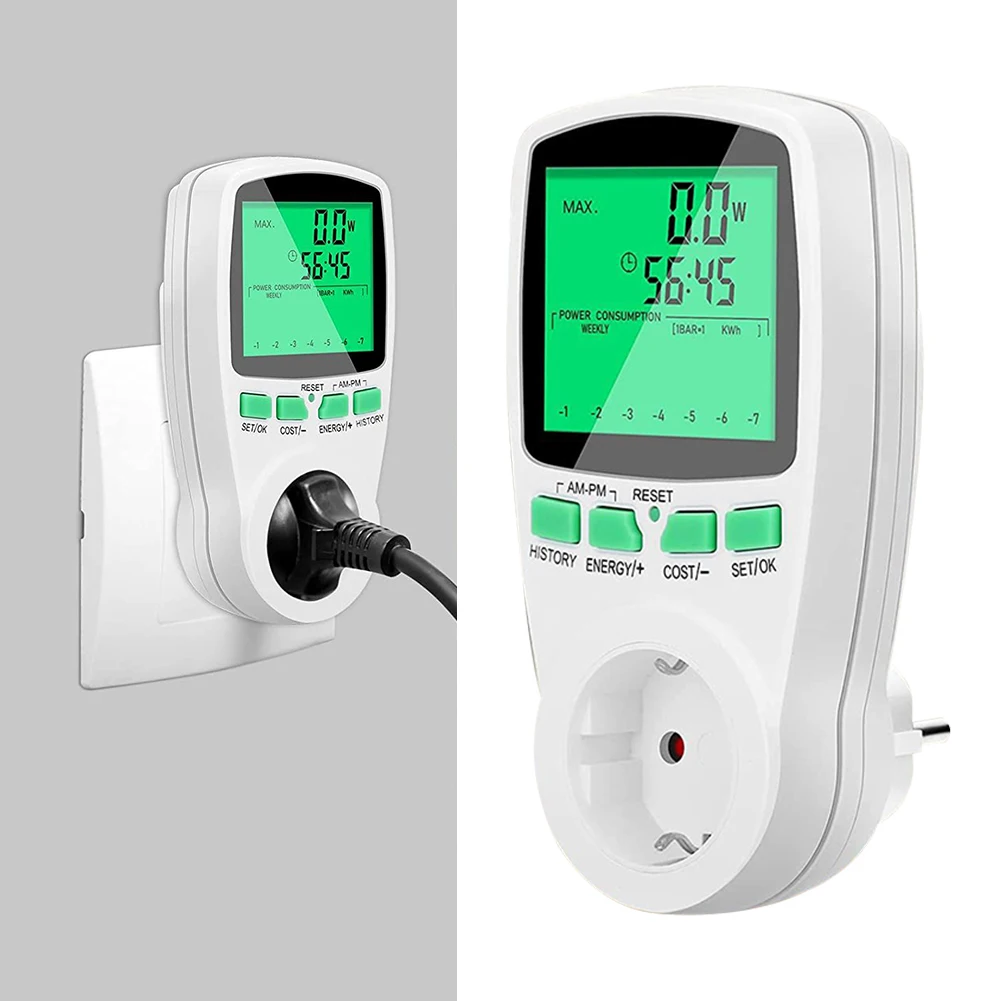 Solar Accessories ​Electric Meter Garden Home Park 0Hz~9999Hz 150*75*35mm 230V-250V Fully Functional High Quality