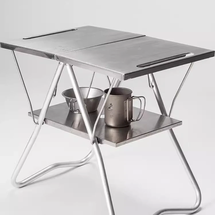 

Outdoor camping picnic portable folding table bamboo table, steel table LV-034TR/LV-039