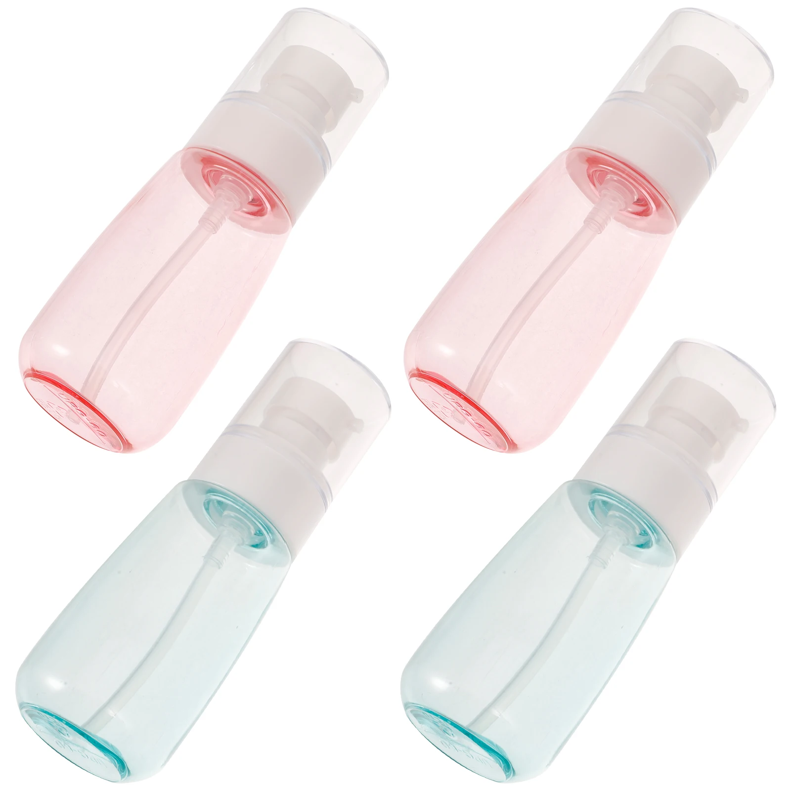 

4Pcs 60ml Bottles Mini Sealed Empty Travel Bottle Containers for Lotion Shampoo Toiletry Storage Portable